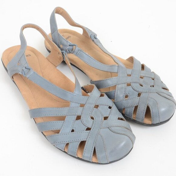 Earth Origins Belle Brielle Leather Comfort Sandals Size 11M - Picture 6 of 7